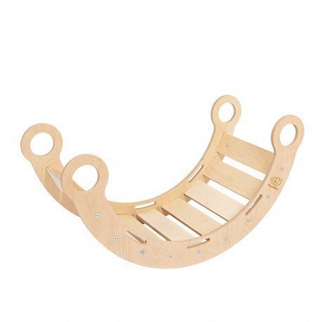 Small dream rocker naturalne drewno & drabinka Small dream rocker naturalne drewno & drabinka