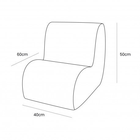 Small dream rocker naturalne drewno & zjeżdżalnia Small dream rocker naturalne drewno & zjeżdżalnia