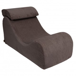 Wave lounger aesthetic brąz