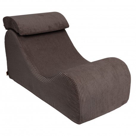 Wave lounger aesthetic brąz
