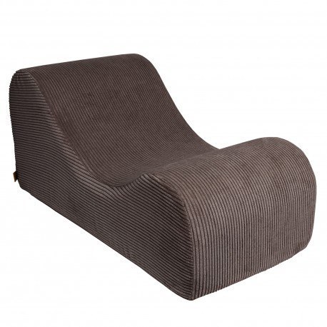 Wave lounger aesthetic brąz