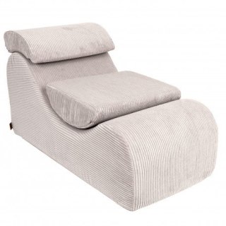 Wave lounger aesthetic ecru