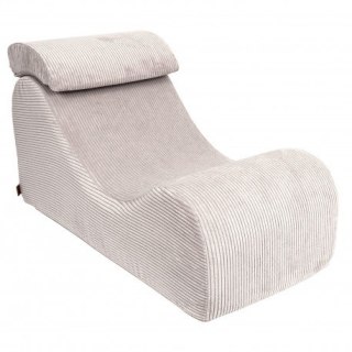 Wave lounger aesthetic ecru