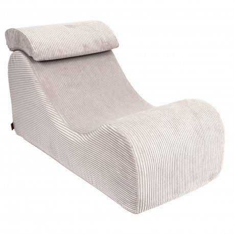 Wave lounger aesthetic ecru