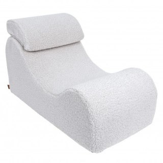 Wave lounger bearly biały