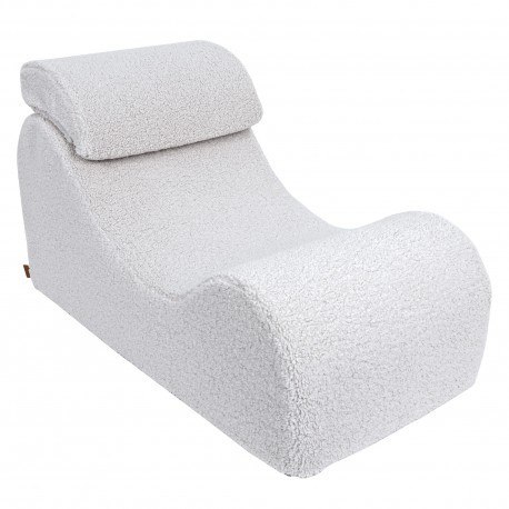 Wave lounger bearly biały Wave lounger bearly biały