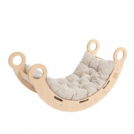 Medium dream rocker naturalne drewno & drabinka z
