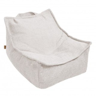 Boucle sako bag - pufa dla dzieci kolor champagne