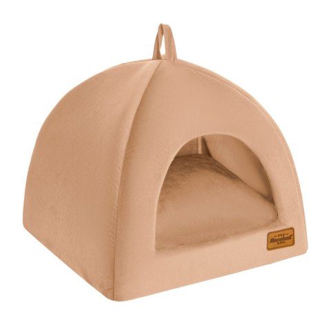 Budka Welurove beż (M 50 x 50 x 40 cm) Budka Welurove beż (M 50 x 50 x 40 cm)