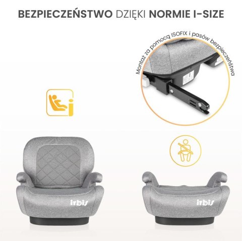 FOTELIK IRBIS I-SIZE GRAPHITE (125-150)