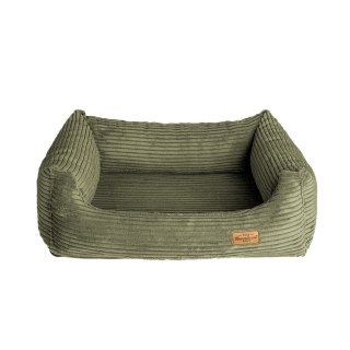 Kanapa Lines oliwka (rozmiar L: 100 x 80 x 24 cm)