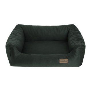 Kanapa Welur PLUS zielony (rozmiar M: 80 x 65 x 18 cm)