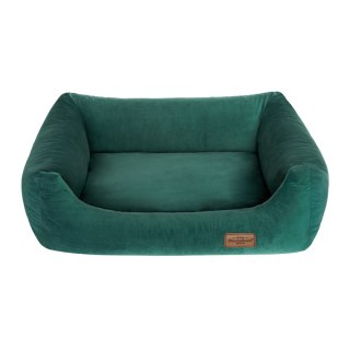Kanapa Welurove zielona (rozmiar S: 65 x 50 x 18 cm)