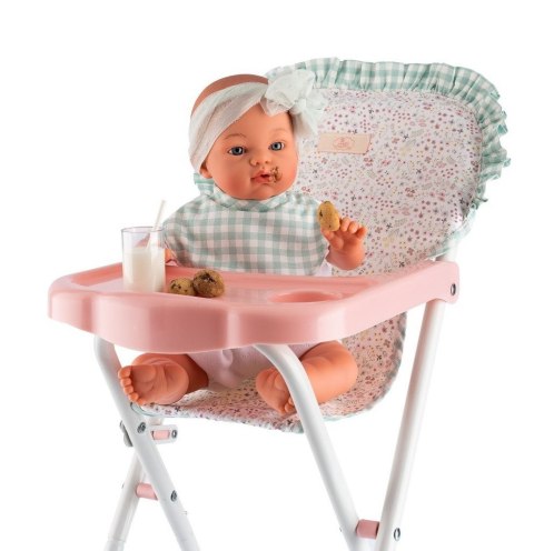 Krzesełko Cloe do karmienia dla lalki do 46 cm miętowe Asi 3712103