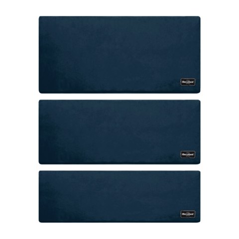 Mata na parapet Welurowa granat (rozmiar L: 30 cm x 60 cm x 2 cm)