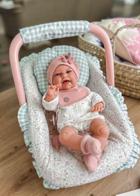 Nosidło Cloe dla lalki do 46 cm miętowe Asi 3712102 Nosidło Cloe dla lalki do 46 cm miętowe Asi 3712102