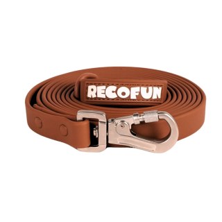 RecoFun Smycz treningowa z PVC brązowa (5m)