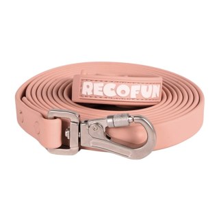 RecoFun Smycz treningowa z PVC różówa (10m)