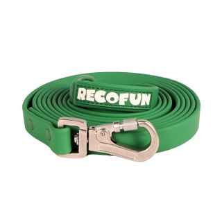 RecoFun Smycz treningowa z PVC zielona (3m)