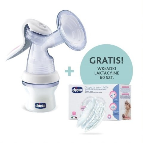 069156 LAKTATOR MANUALNY NF + WKŁADKI LAKTACYJNE 60SZT 069156 LAKTATOR MANUALNY NF + WKŁADKI LAKTACYJNE 60SZT