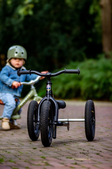 Pierwszy rowerek trójkołowy dziecięcy biegowy 2w1 czarny dla dzieci Trybike Pierwszy rowerek trójkołowy dziecięcy biegowy 2w1 czarny dla dzieci Trybike