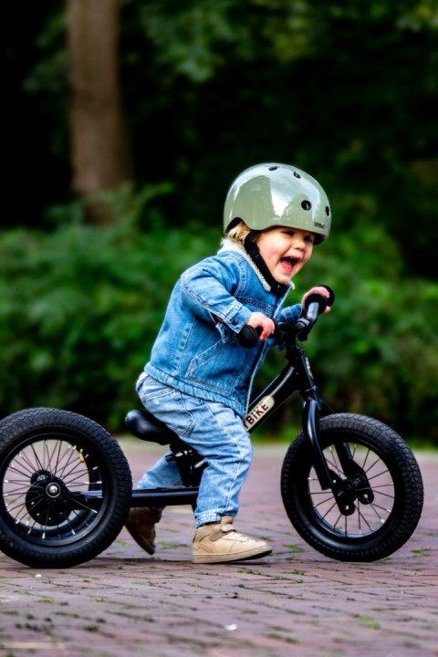 Pierwszy rowerek trójkołowy dziecięcy biegowy 2w1 czarny dla dzieci Trybike Pierwszy rowerek trójkołowy dziecięcy biegowy 2w1 czarny dla dzieci Trybike