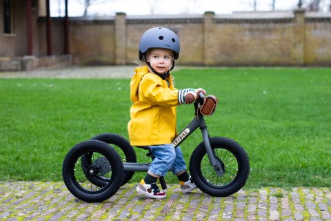 Pierwszy rowerek trójkołowy dziecięcy biegowy 2w1 szary matowy Trybike Pierwszy rowerek trójkołowy dziecięcy biegowy 2w1 szary matowy Trybike