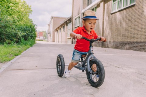 Pierwszy rowerek trójkołowy dziecięcy biegowy 2w1 szary matowy Trybike Pierwszy rowerek trójkołowy dziecięcy biegowy 2w1 szary matowy Trybike