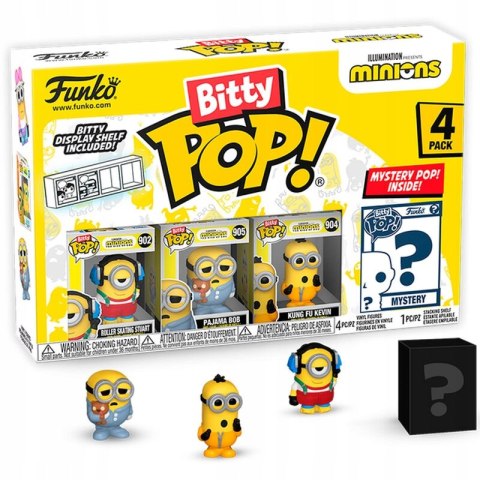 Funko Bitty POP! Minions Stuart Pajama 2cm 4pak