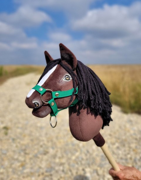 Hobby Horse Mały koń na kiju Premium - ciemogniady A4 Hobby Horse Mały koń na kiju Premium - ciemogniady A4