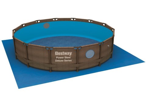 Bestway MATA pod basen ogrodowy 488 x 488cm folia ochronna 58003 Bestway MATA pod basen ogrodowy 488 x 488cm folia ochronna 58003