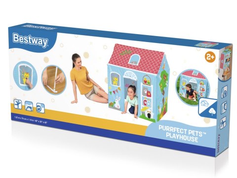 Bestway kolorowy domek dla dzieci do ogrodu i pokoju 52007 Bestway kolorowy domek dla dzieci do ogrodu i pokoju 52007