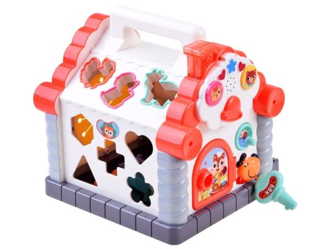 Interaktywny Domek sorter klocki zwierzątka ZA3518 Interaktywny Domek sorter klocki zwierzątka ZA3518