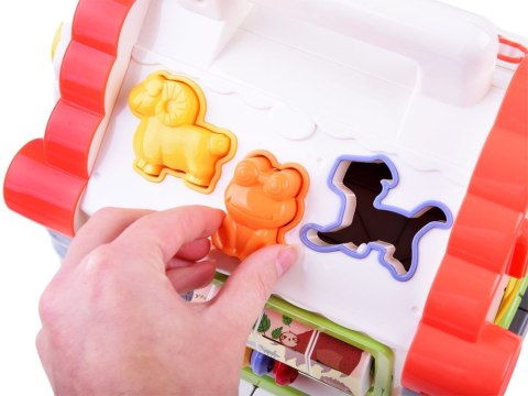 Interaktywny Domek sorter klocki zwierzątka ZA3518 Interaktywny Domek sorter klocki zwierzątka ZA3518