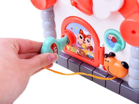 Interaktywny Domek sorter klocki zwierzątka ZA3518 Interaktywny Domek sorter klocki zwierzątka ZA3518