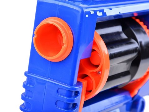 Pistolet BLASTER naboje piankowe 10szt broń ZA3286 Pistolet BLASTER naboje piankowe 10szt broń ZA3286