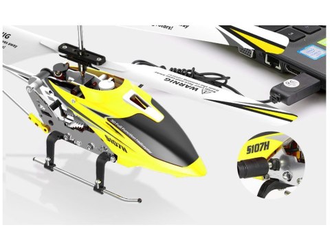 Zdalnie sterowany Metalowy Helikopter Syma S107H Stabilizacja Gyro RC0544