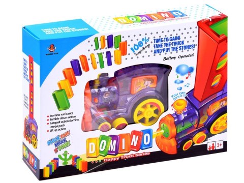 Domino Lokomotywa układanka klocki 80 szt ZA3725 Domino Lokomotywa układanka klocki 80 szt ZA3725