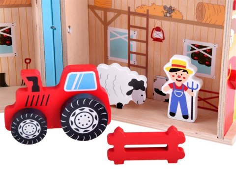 Drewniany składany domek farma zwierzęta ZA3723 Drewniany składany domek farma zwierzęta ZA3723