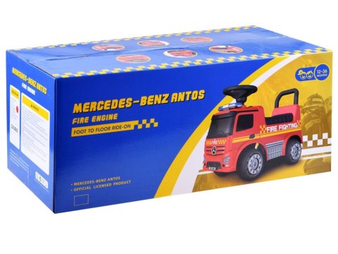 Jeździk Mercedes STRAŻ POŻARNA autko pchacz ZA3689 Jeździk Mercedes STRAŻ POŻARNA autko pchacz ZA3689