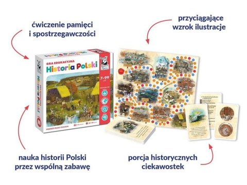 Kapitan Nauka Gra edukacyjna Historia Polski GR0484 Kapitan Nauka Gra edukacyjna Historia Polski GR0484