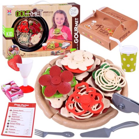 Zrób PIZZA w kawałkach zabawa w kucharza ZA3775 Zrób PIZZA w kawałkach zabawa w kucharza ZA3775