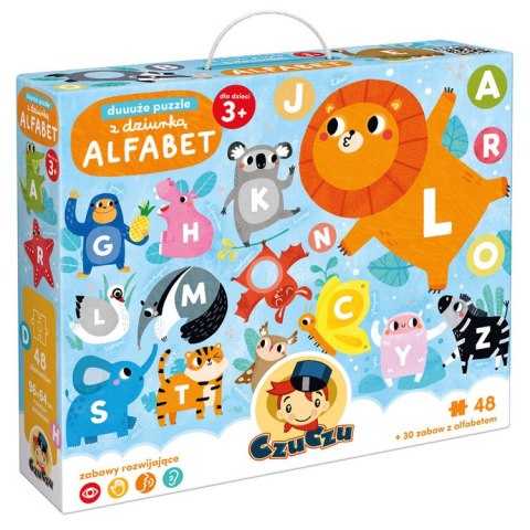 CzuCzu Duuuże puzzle z dziurką Alfabet ZA4077 CzuCzu Duuuże puzzle z dziurką Alfabet ZA4077