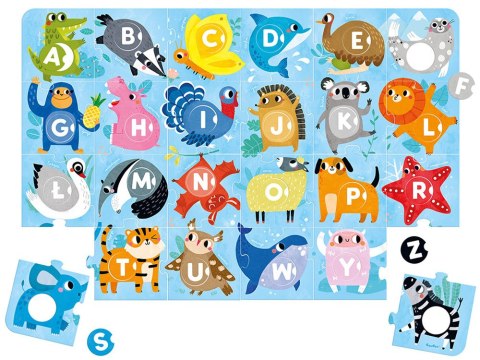 CzuCzu Duuuże puzzle z dziurką Alfabet ZA4077 CzuCzu Duuuże puzzle z dziurką Alfabet ZA4077