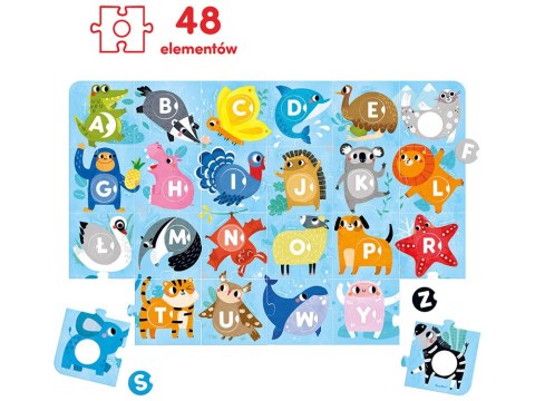CzuCzu Duuuże puzzle z dziurką Alfabet ZA4077 CzuCzu Duuuże puzzle z dziurką Alfabet ZA4077