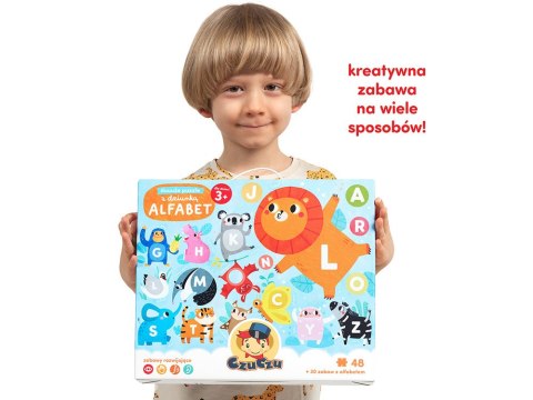 CzuCzu Duuuże puzzle z dziurką Alfabet ZA4077 CzuCzu Duuuże puzzle z dziurką Alfabet ZA4077