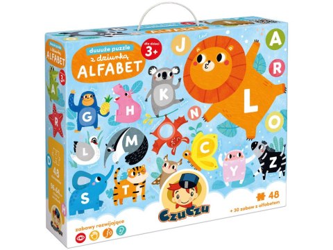 CzuCzu Duuuże puzzle z dziurką Alfabet ZA4077 CzuCzu Duuuże puzzle z dziurką Alfabet ZA4077