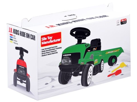 Jeździk TRAKTOR z przyczepą melodie akces ZA3746 Jeździk TRAKTOR z przyczepą melodie akces ZA3746