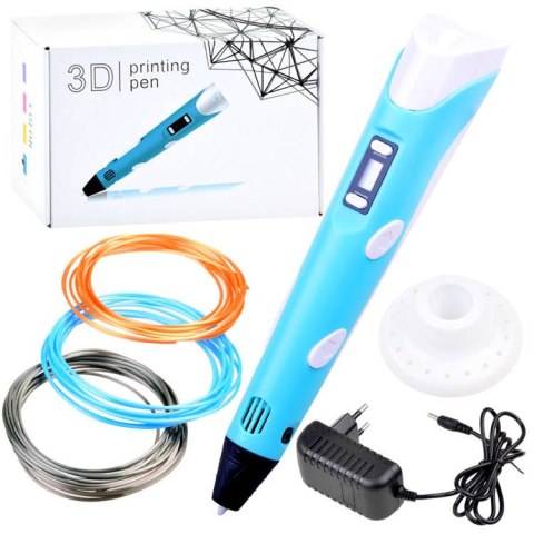 Pióro 3D magiczny długopis 3D + wkłady ZA3932 Pióro 3D magiczny długopis 3D + wkłady ZA3932