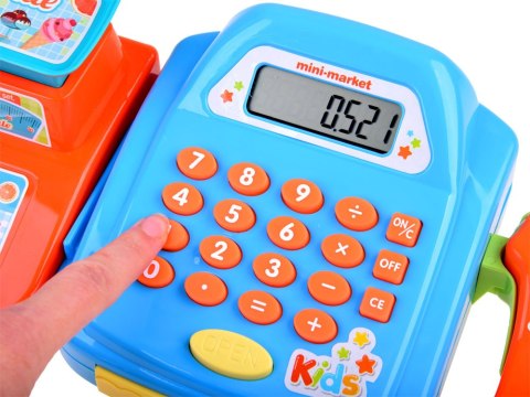 Zabawka Kasa fiskalna + waga zabawa w sklep ZA3851 Zabawka Kasa fiskalna + waga zabawa w sklep ZA3851